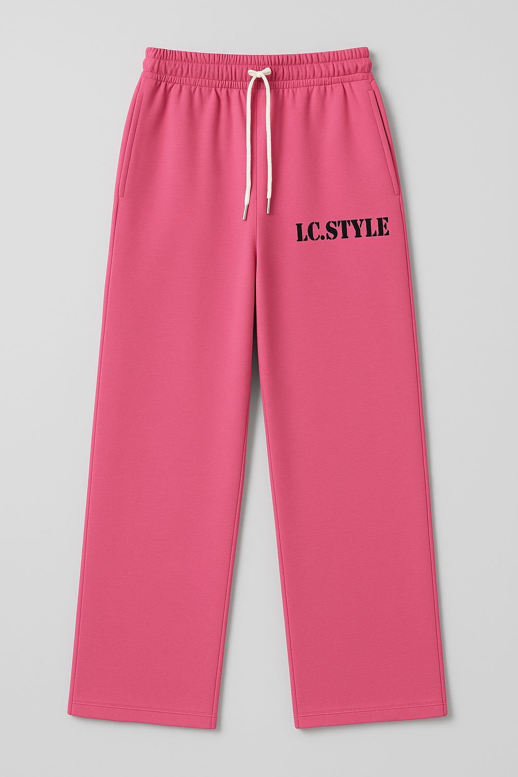 Deep Pink Plain Joggers